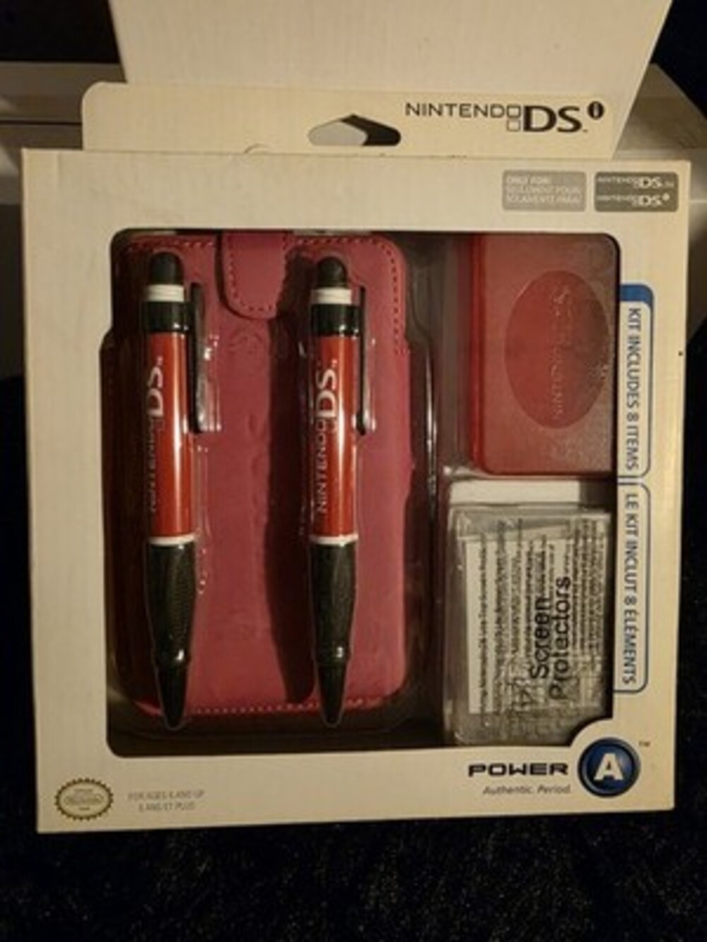 PowerA Nintendo DS / DS Lite / DSi 8-Item Essentials Kit - Pink New In Box